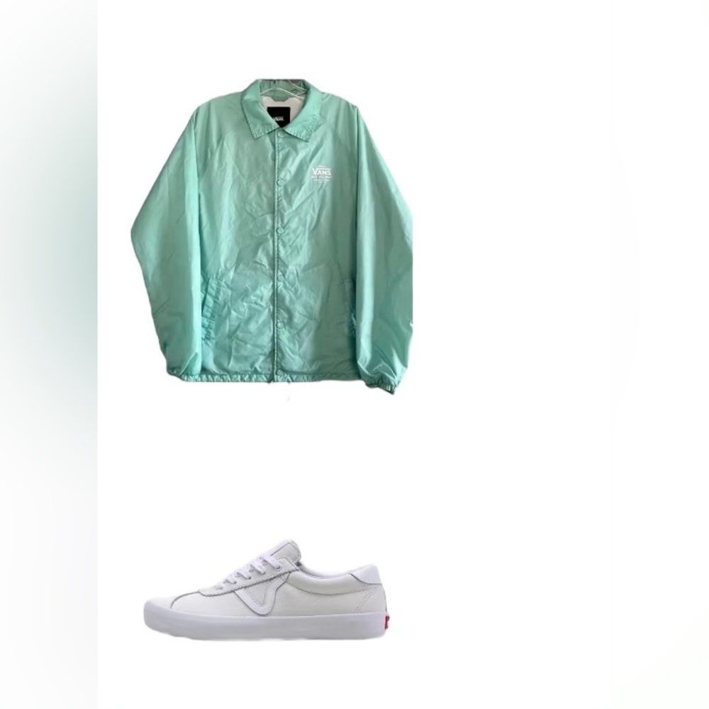 Vans-Bundle: One Torrey Windbreaker (Medium) & 1 pair of sneakers: Men's Size:8!